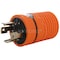 Ac Works Plug Adapter, L5-30R, L14-30P, L5-30P, L14-30P, 0 ft., Orange ADL1430L530 - alternate 2